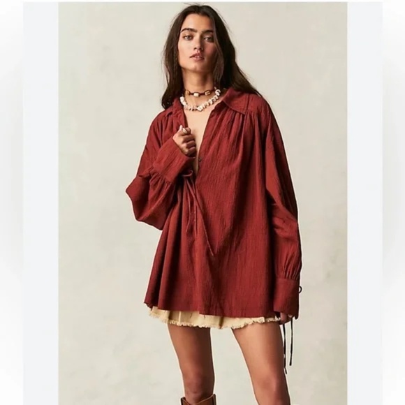 Free People Tops - Free People Saltwater shirt size XS-Medium